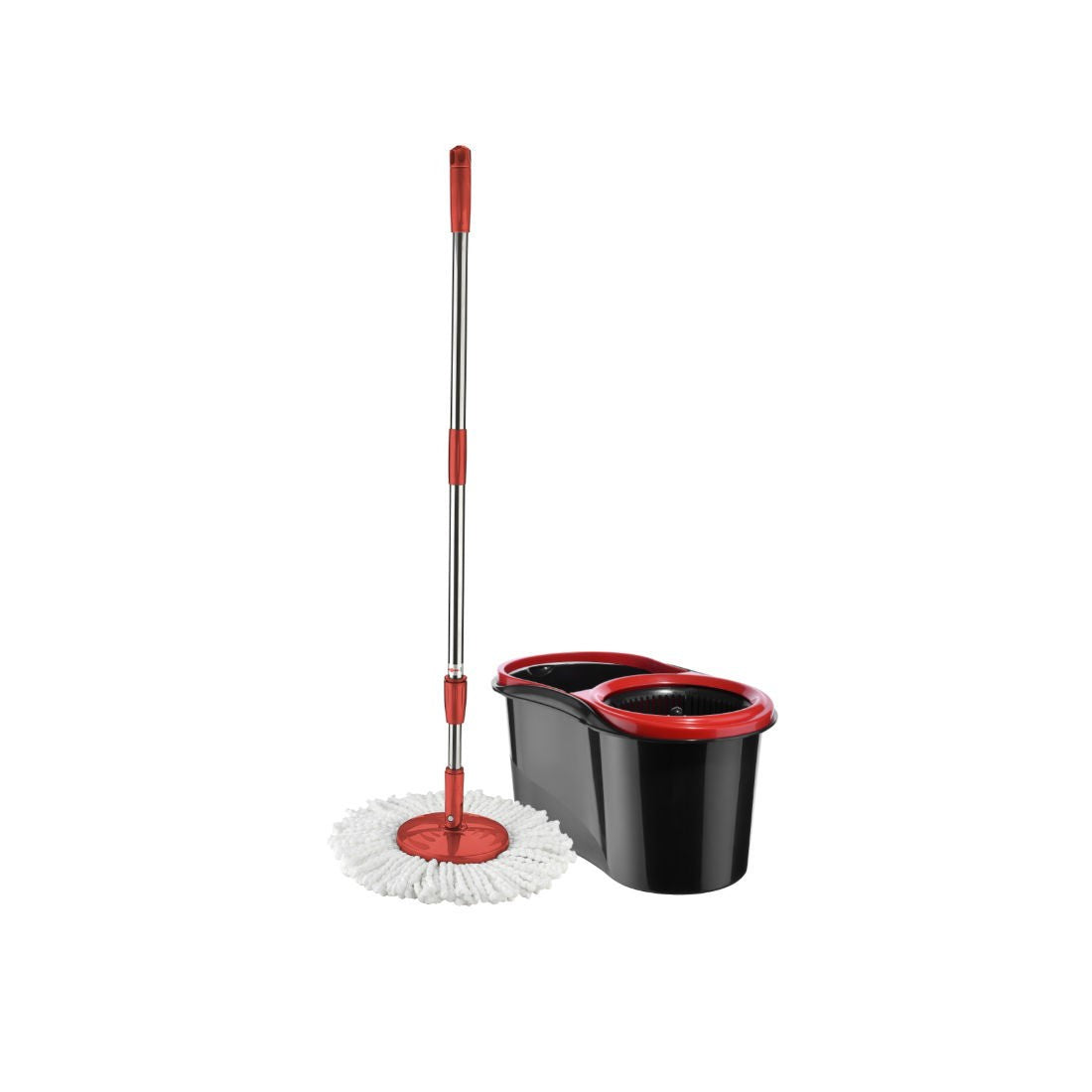 Mop Rotativ 360 Grade, Bumbac, Coada Telescopica, Galeata 13L cu Storcator