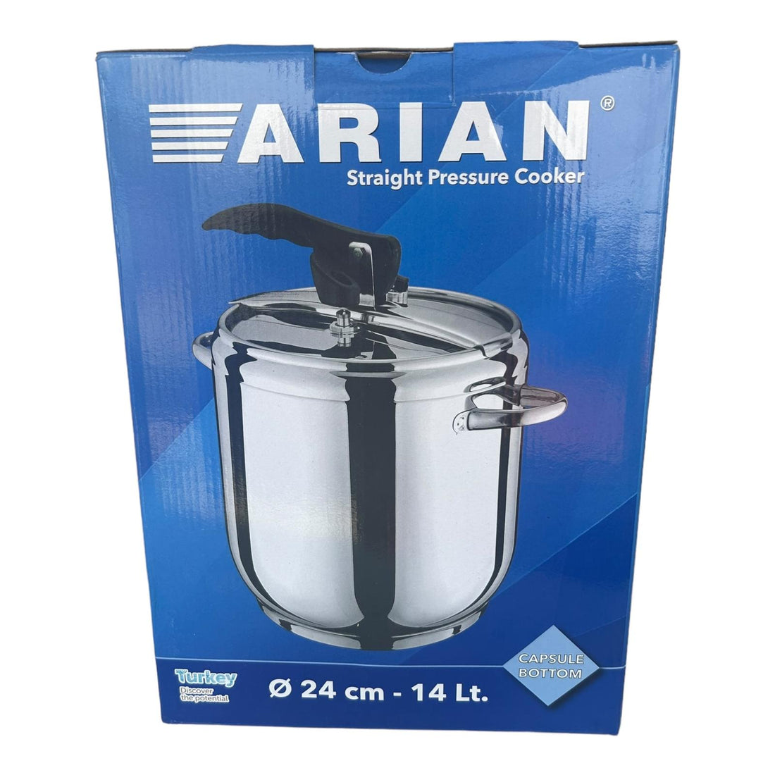 Oala sub presiune din inox 14 Litri Arian