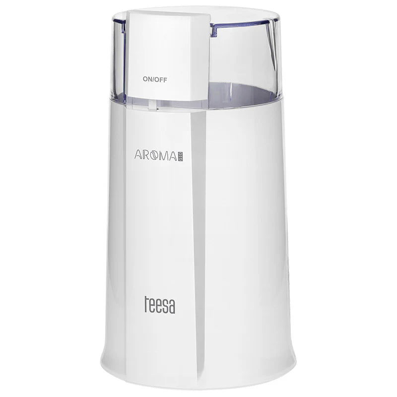 Rasnita cafea TEESA TSA4011, Aroma G10, 160 W, capacitate 50 g, alb