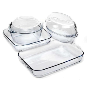 Set vase yena termorezistente 6 piese, Borcam