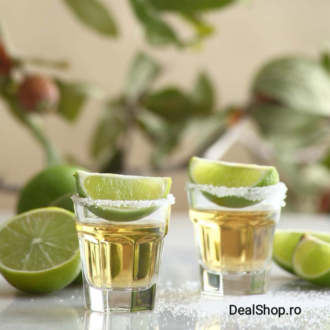 Set 6 pahare din Sticla pentru țuică shot 45 ml Lav Aras