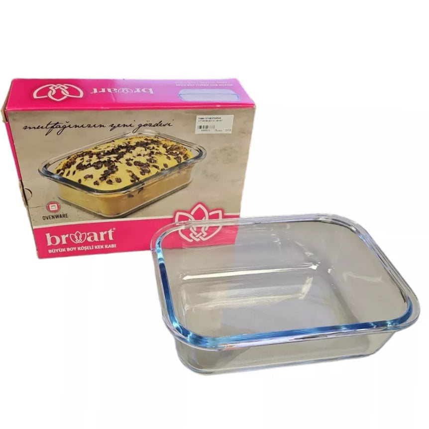 Vas yena termorezistent 1,52 litri Broart 22 x 16,5 x 6,5 cm 46352