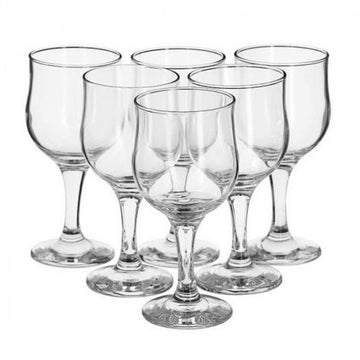 Set pahare sticla apa vin  Pasabahce Tulipe 6 piese 315 ml