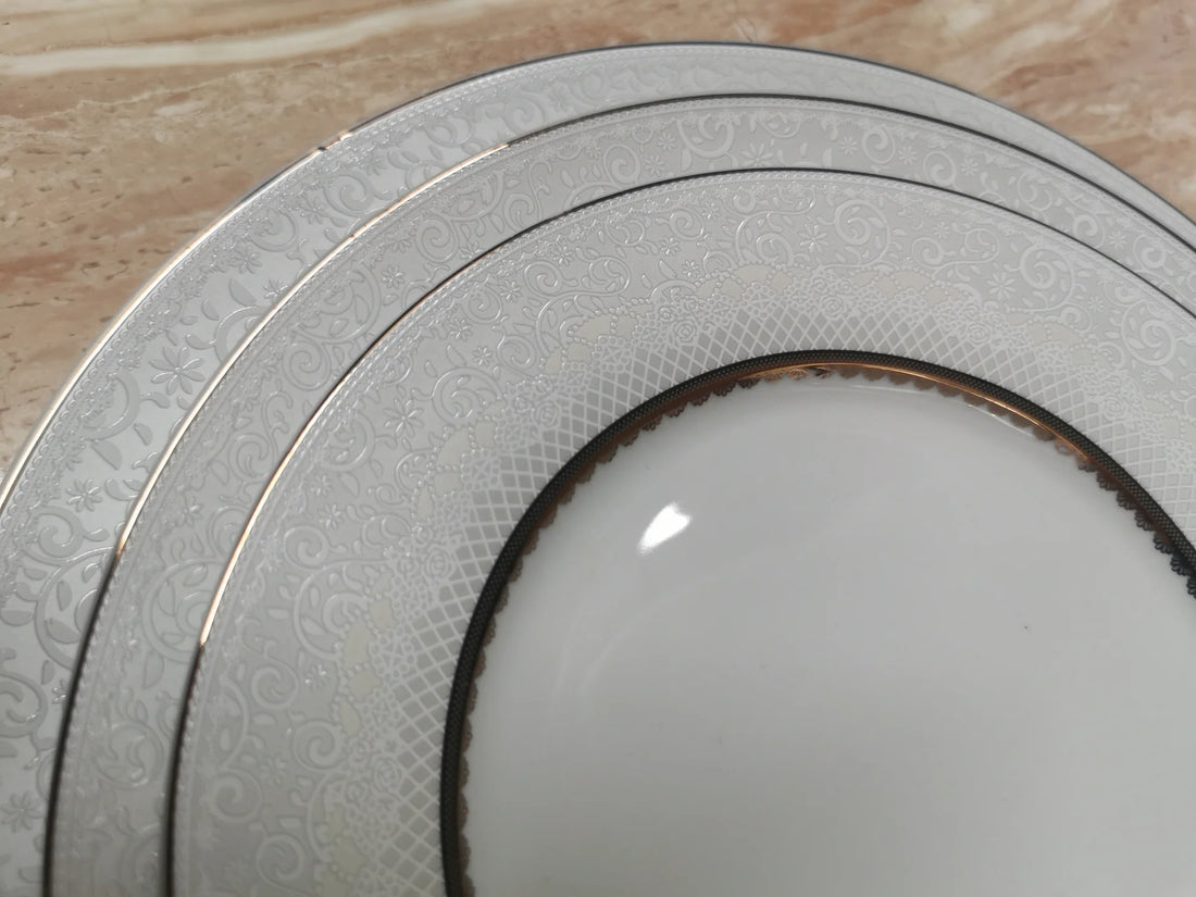 Serviciu de Masa din Portelan pentru 12 Persoane 44 Piese Rawi 102 CADOUL PERFECT