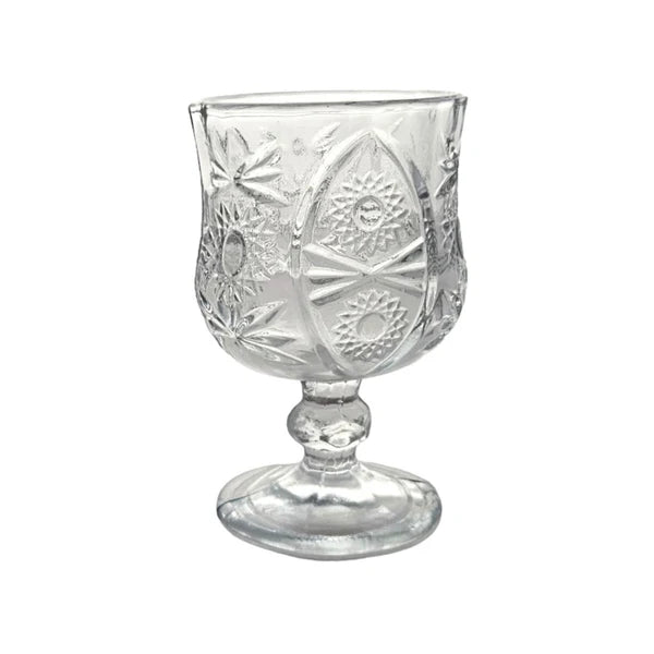 Set 12 pahare cu Picior din sticla rezistenta 150 ml