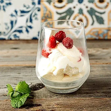 Set 12 pahare din sticla pentru Apa Suc Vin Frape KING 410 ml Ideale pt terasa evenimente