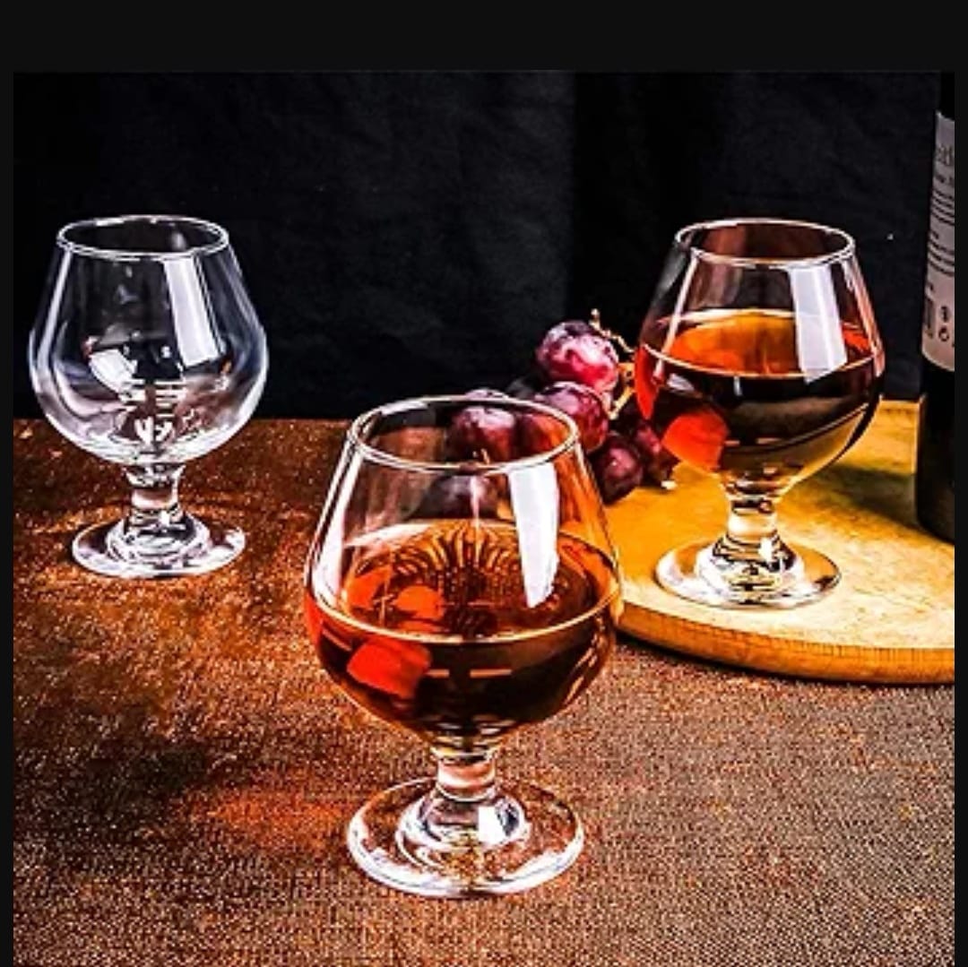 Set 12 pahare Sticla Cognac Pasabahce  Eleganță și Volum Generos pentru Băuturi Fine