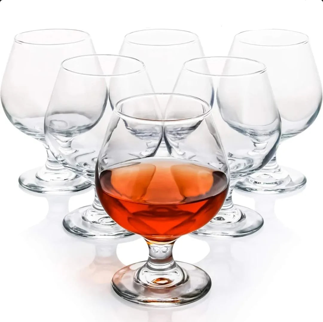 Set 12 pahare Sticla Cognac, Pasabahce  Eleganță și Volum Generos pentru Băuturi Fine