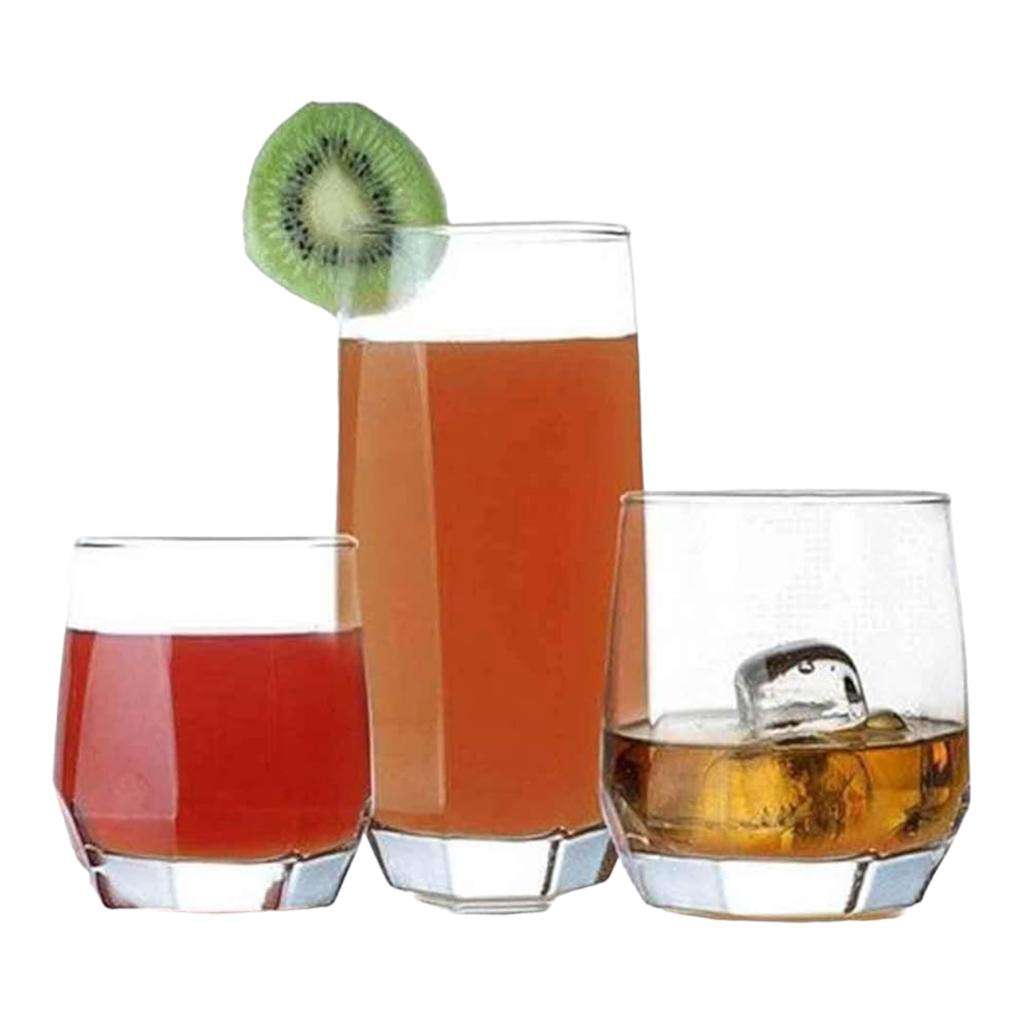 Set 18 pahare Lav Diamond, 215 ml/310 ml/ 385 ml, Sticla