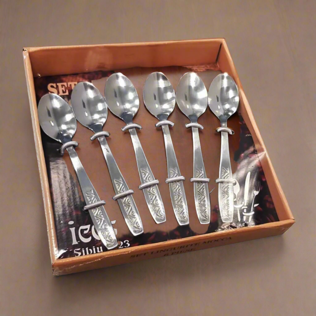 Set 6 lingurite inox Ana