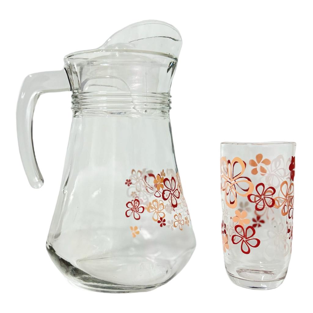 Set 6 Pahare 240 ml cu Carafa 1,3 L, Verona