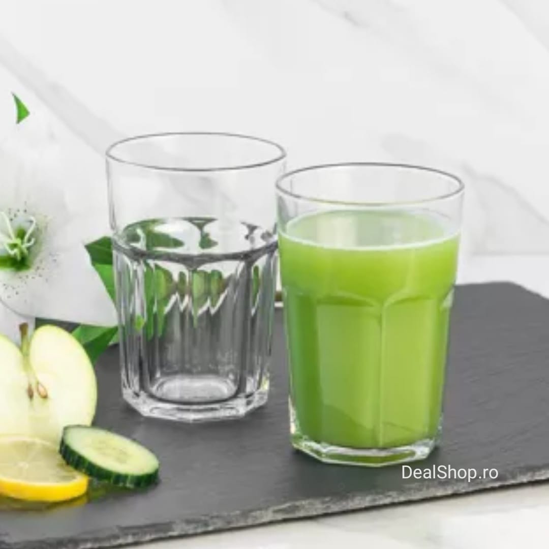 Set 6 pahare din Sticla Cockteil Lav Aras 300 ml Ideale pt terasa sau evenimente