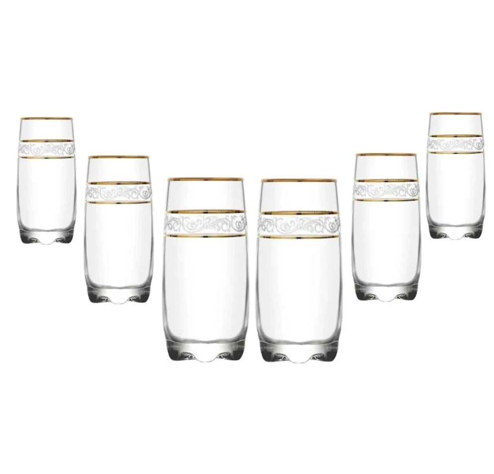 Lot De 6 Verres à Whisky 290 Ml - Design Poivron, Base Multicolore - Pour Whisky, Brandy, Cocktails - Haut De Gamme