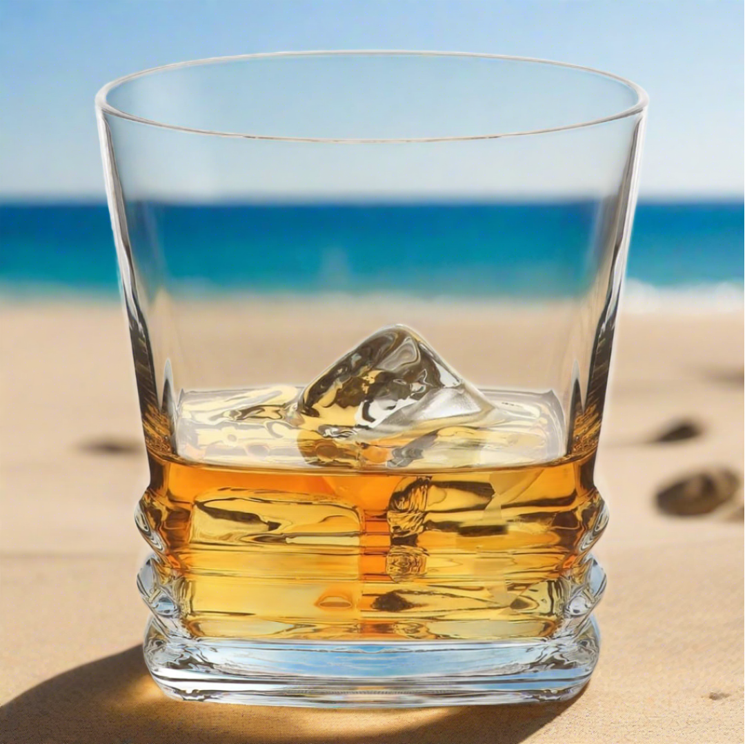 Set 6 pahare whisky vodca brandy Sticla Lav Elegan 315 ml