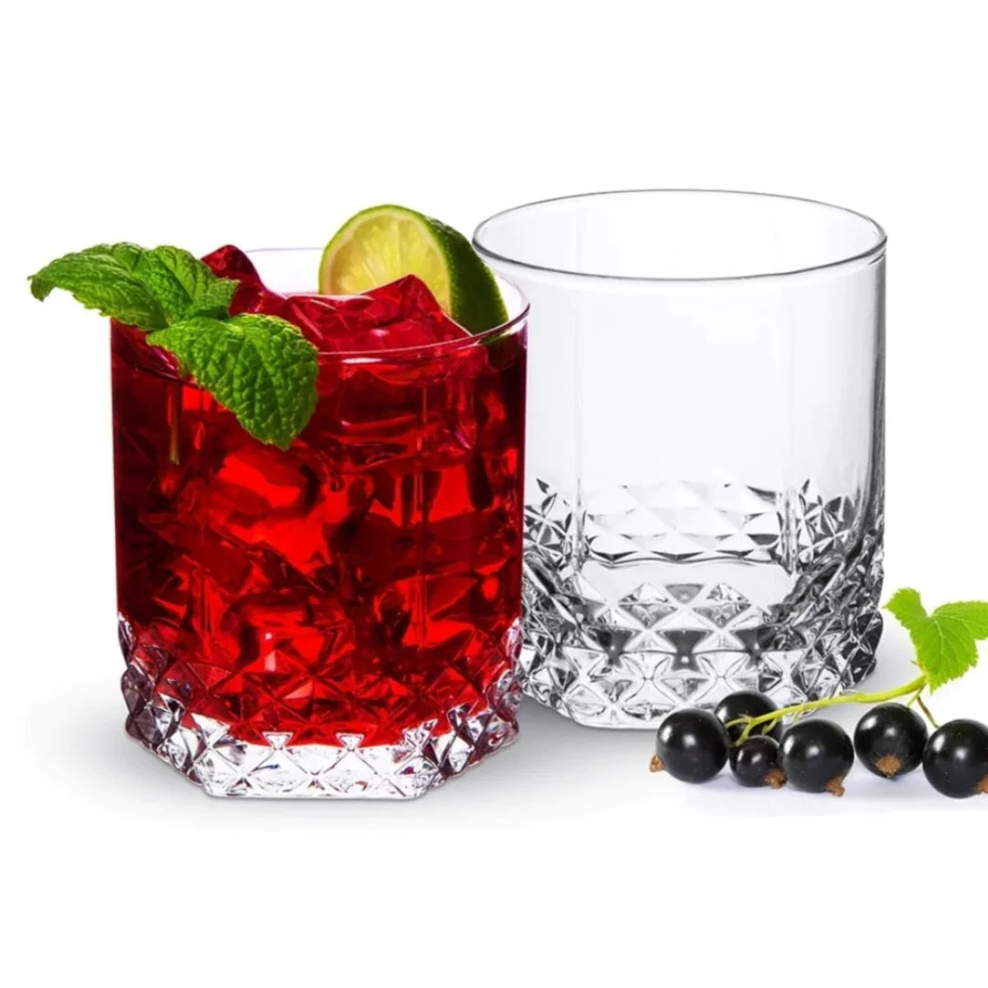 Set 6 pahare sticla Whisky 315 ml Pasabahce Valse