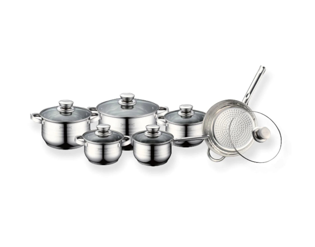 Set cratite inox 12 piese Royalty line RL-1231