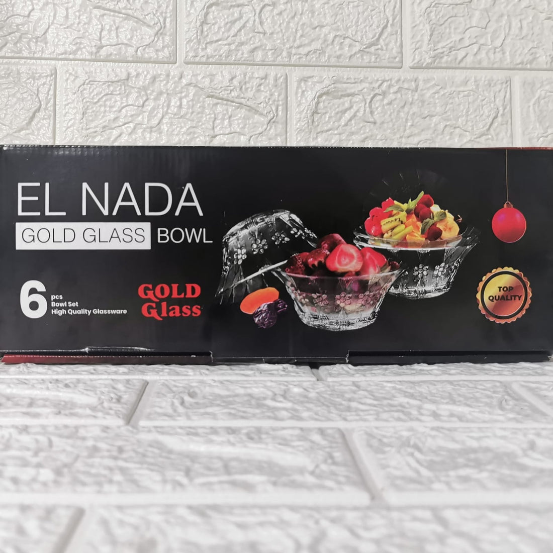 Set de 6 boluri din sticla El Nada 330 ml