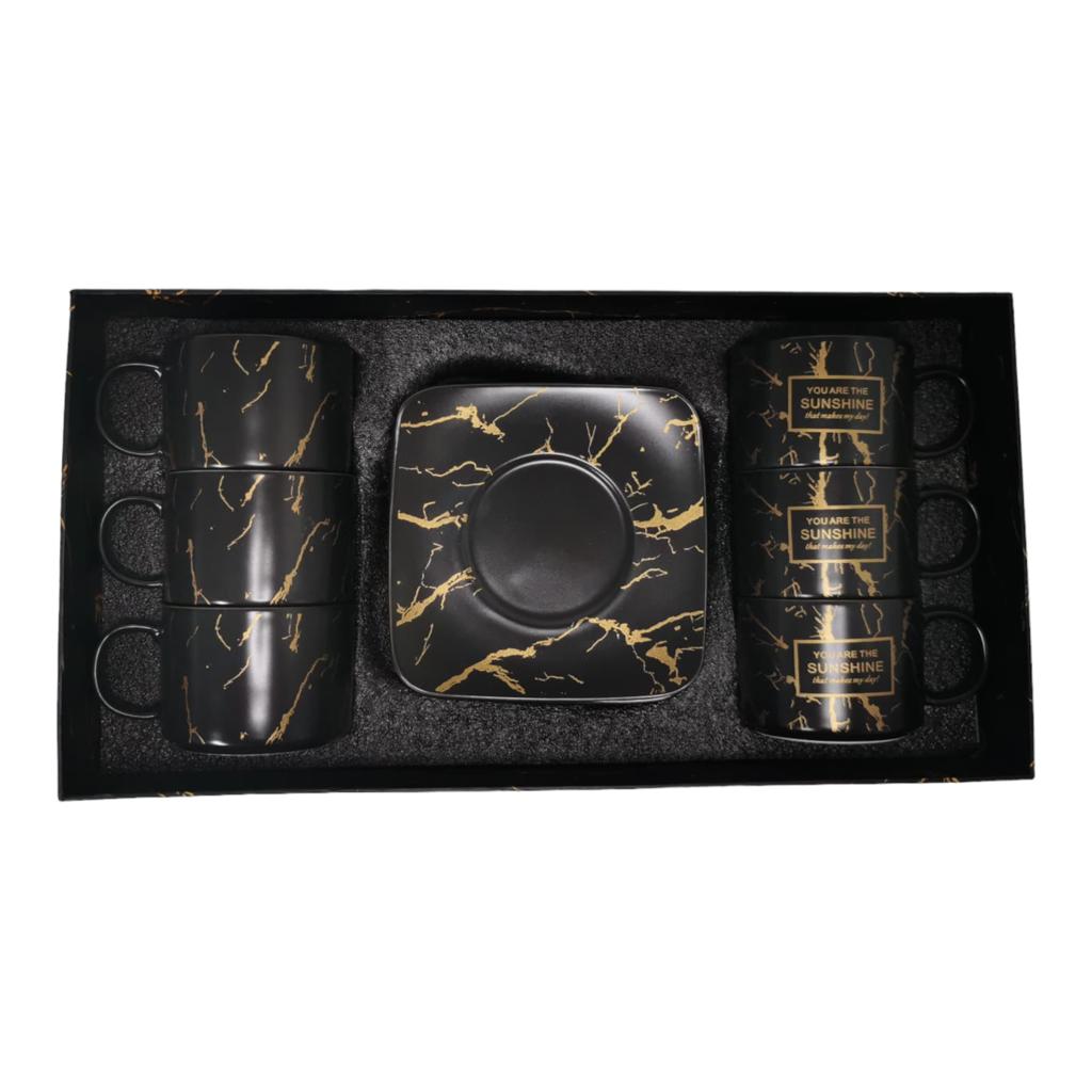 Malooki Luxury Collection Set de 6 cesti cu 6 farfurii 150 ml 4438