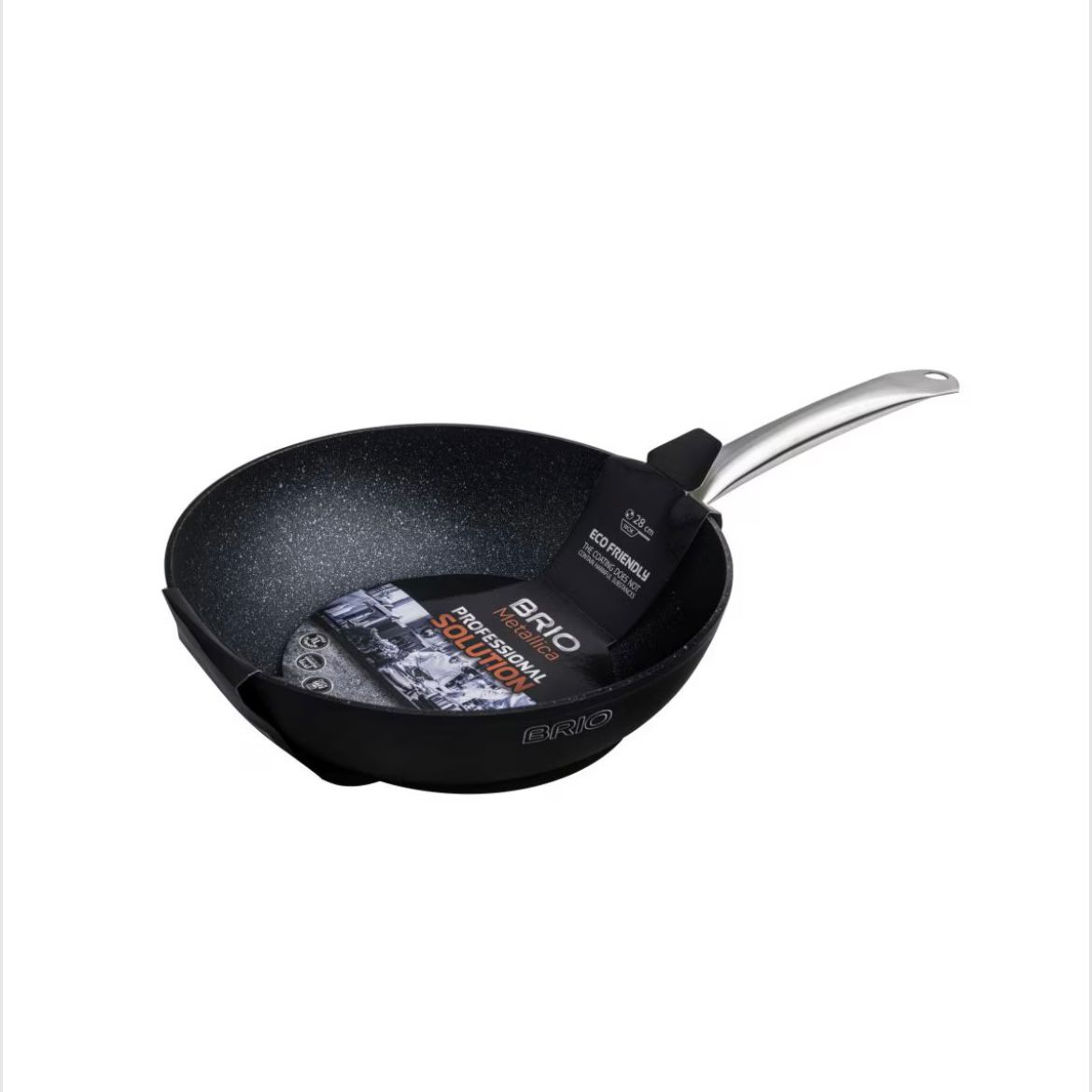 Tigaie wok cu Invelis de Marmura Brio 28 cm  Perfecțiunea în Gătit