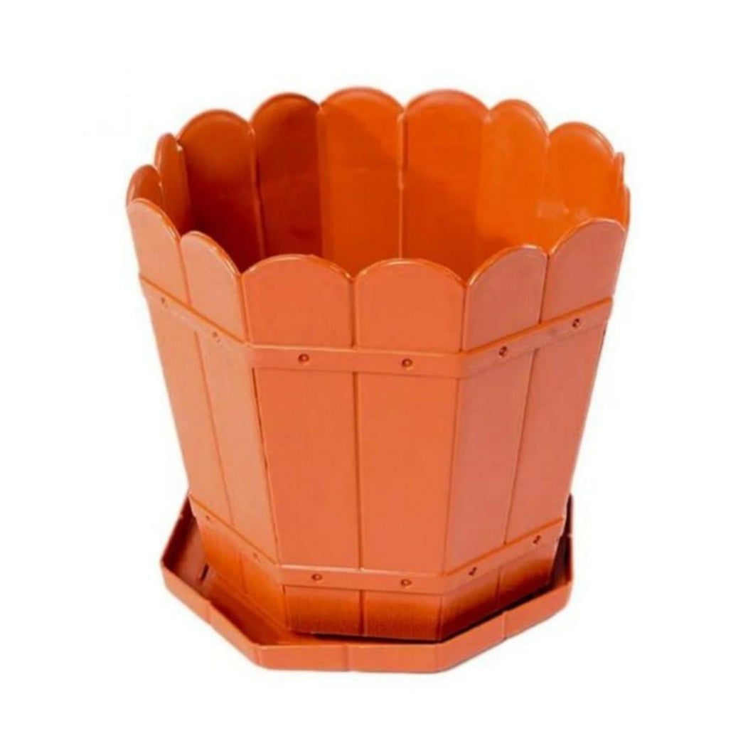 Ghiveci 5 Litri din Plastic Model Rustic Perfect pentru Plantele Tale Preferate
