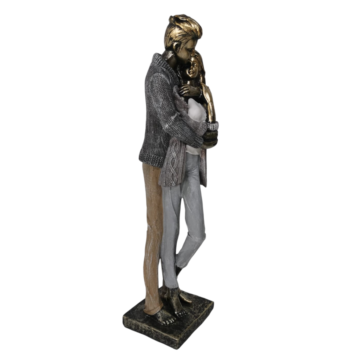 Statueta din rasina Malooki, 9.5 x 9,5 x 33,5 cm, calitate superioara