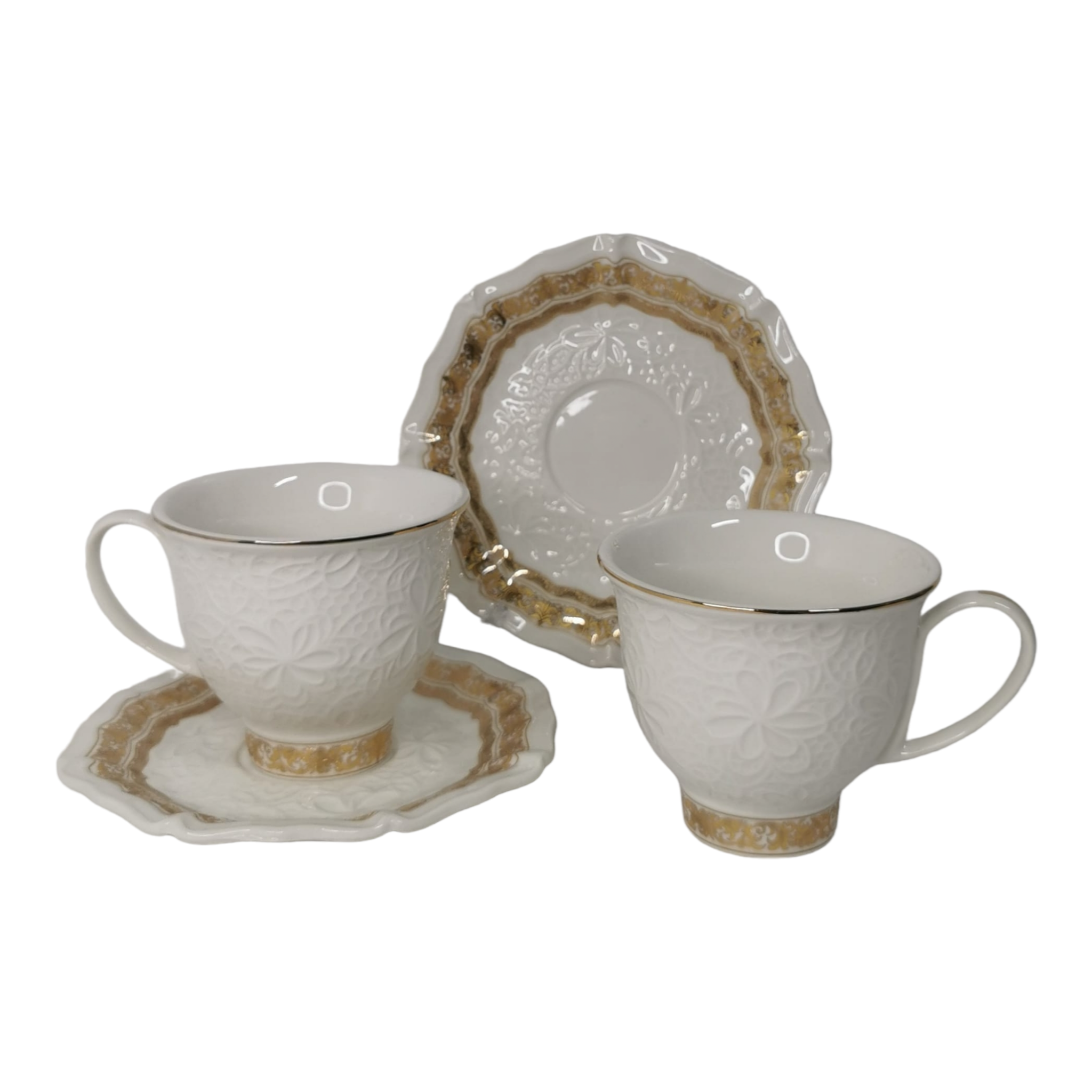 Set 2 cesti pentru cafea sau ceai, Malooki Luxury Collection