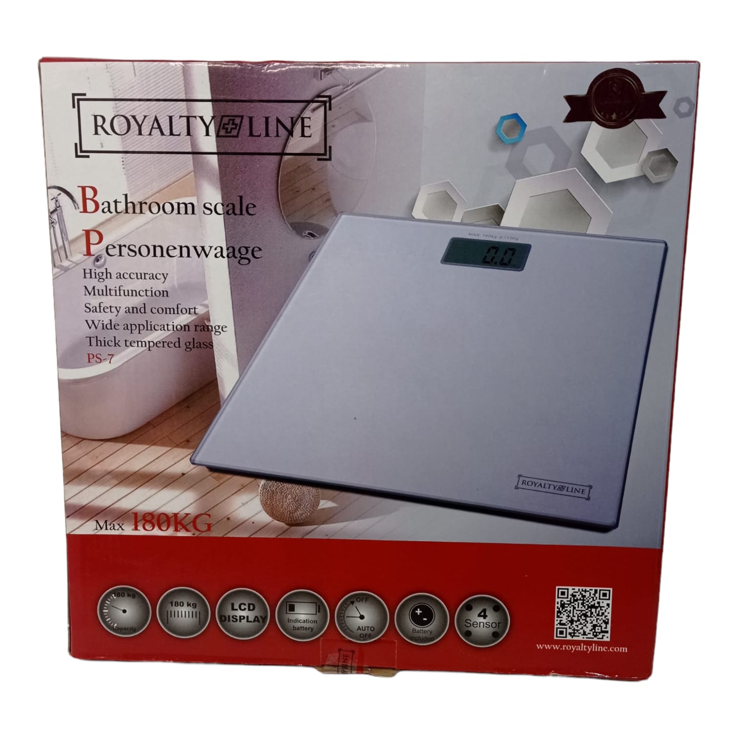 Cantar baie Royalty Line RL-PS7, MAX 180kg