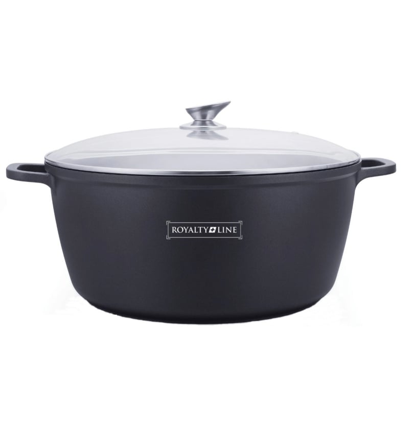 Cratita cu invelis de marmura 19,5 L, Royalty Line RL-BS40M Premium