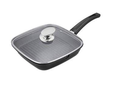 Tigaie grill capac sticla 24 cm ROYALTY LINE