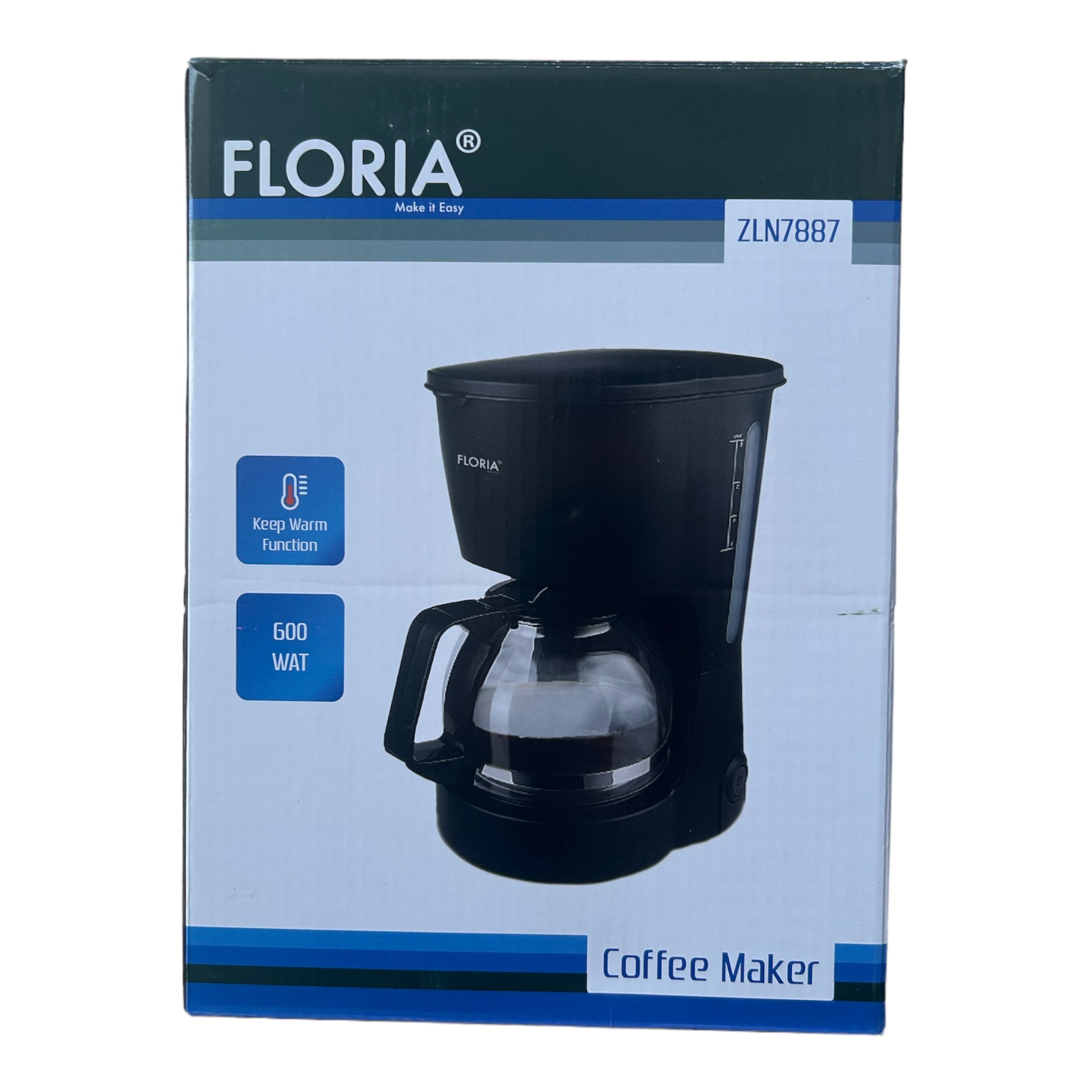 Filtru Cafea ZILAN/FLORIA Putere 600W, Capacitate cana 0,6 L