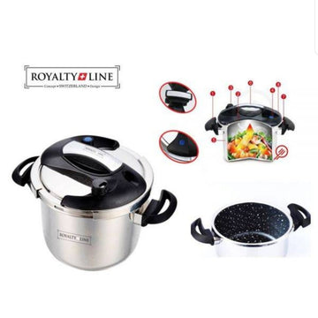 Oala 8 litri sub presiune Royalty Line Premium RL-PS 8 litri gateste sanatos sarmale ciorbe