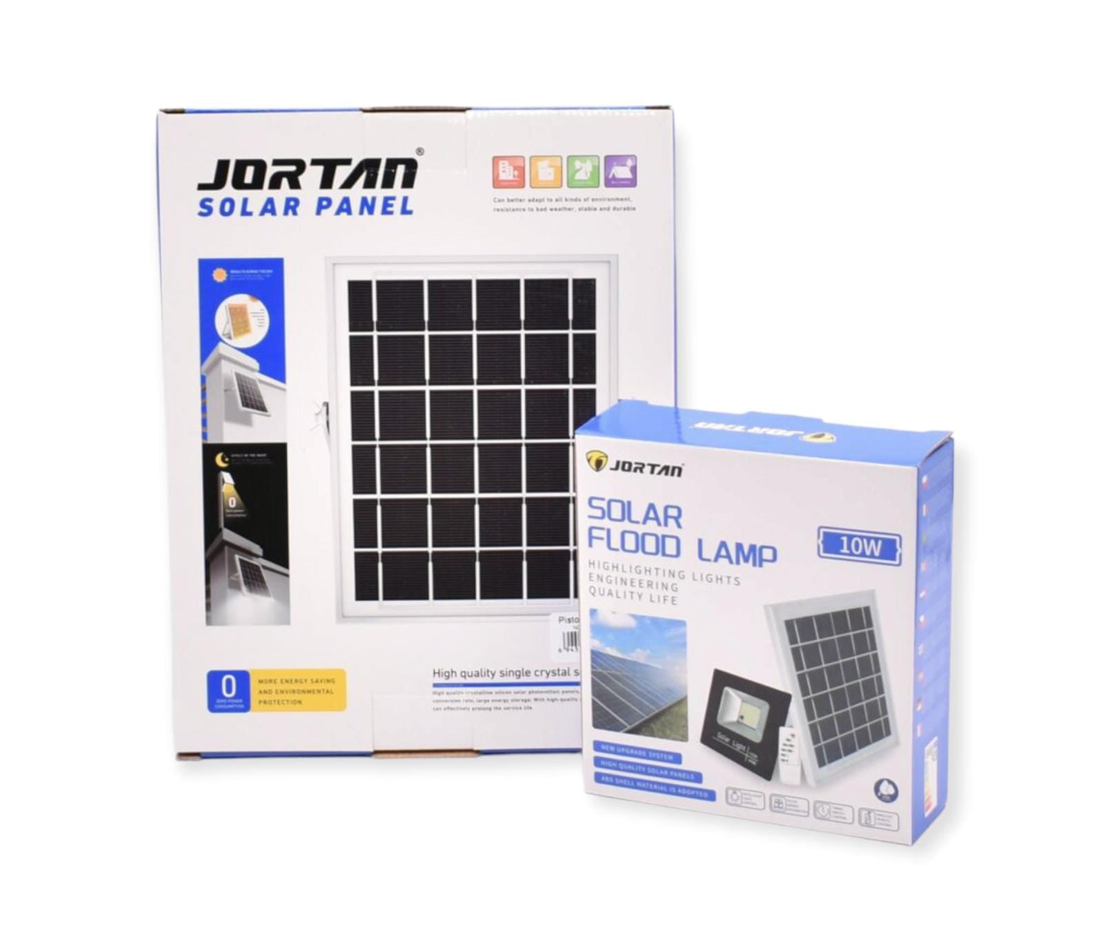Proiector 10W cu LED SMD, panou solar si telecomanda – JT-BJ10W-TZ