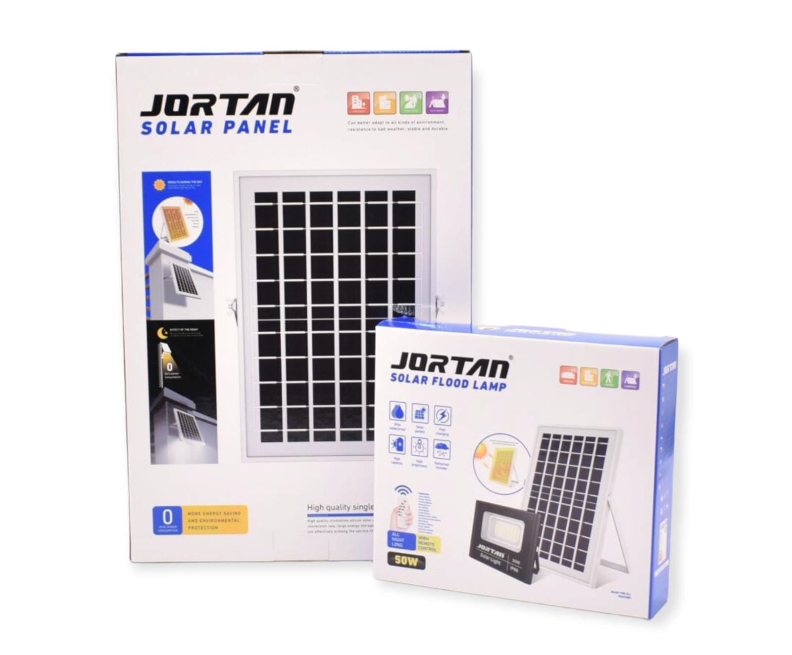 Proiector panou solar 50W cu LED si telecomanda SMD JT-BJ50W-TZ