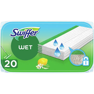 Rezerve umede mop SWIFFER Wet 28.8 cm, 20 bucati